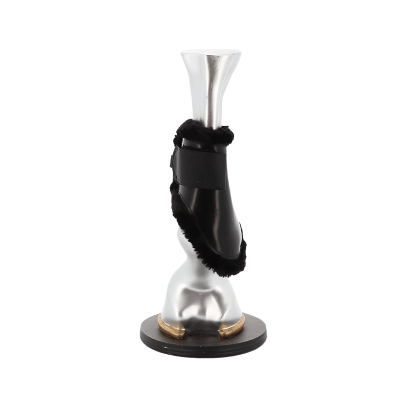 Jump'in - Protège-boulets para intérieur mouton noir/ noir | - Ohlala