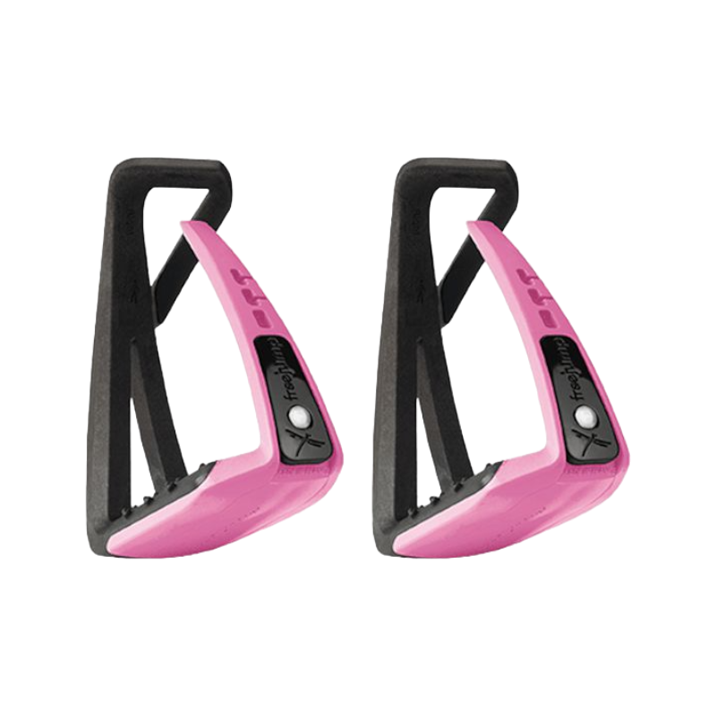Freejump - Étriers Soft'Up Lite Noir / Rose | - Ohlala