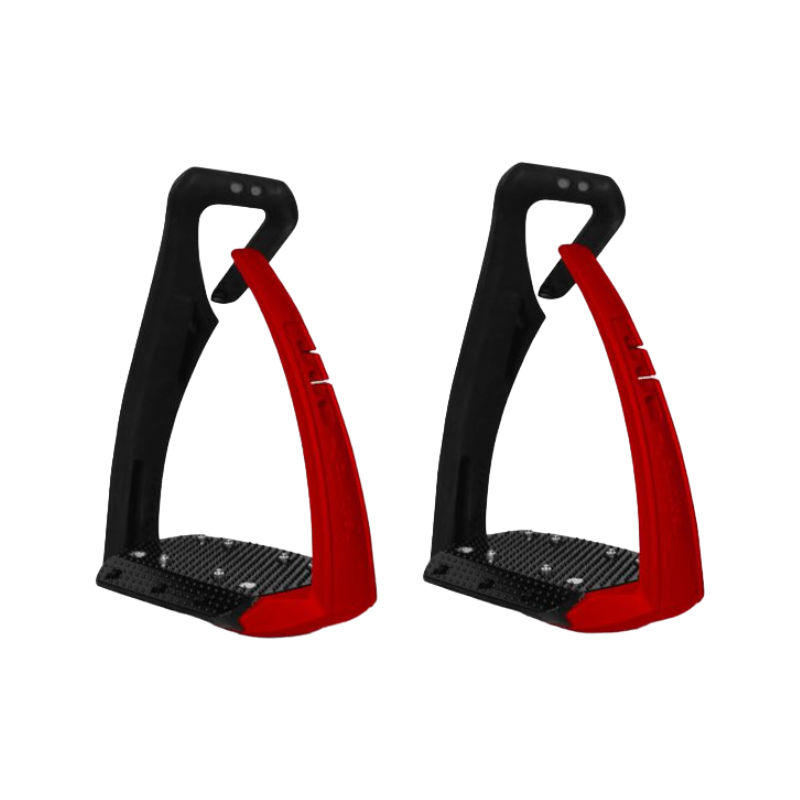 Freejump - Soft'Up Pro stirrups + black/red