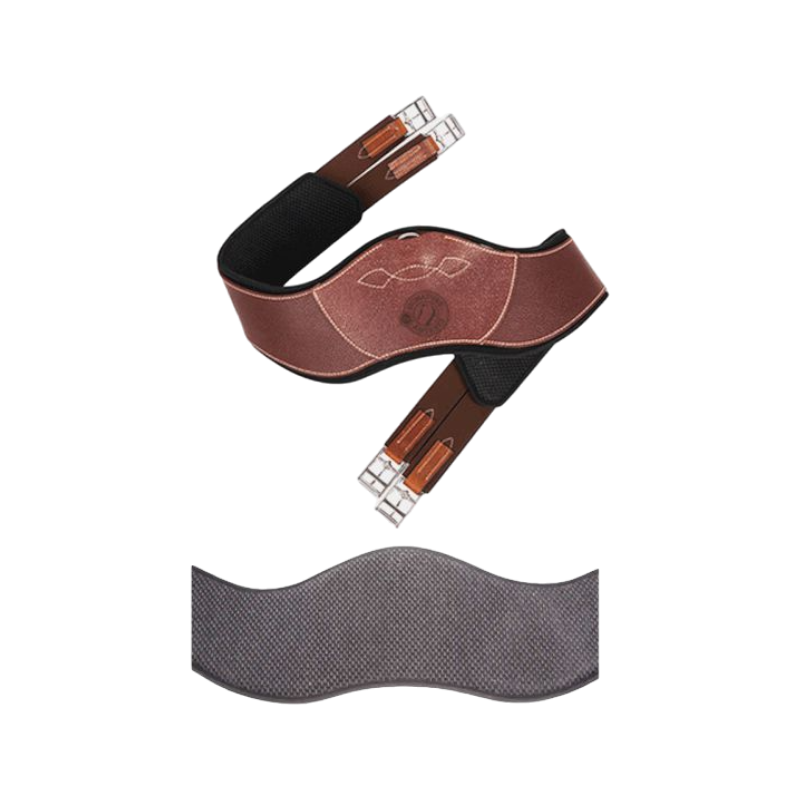 Antarès Sellier - Sangle Signature hunter anatomique tabacco et doublure | - Ohlala