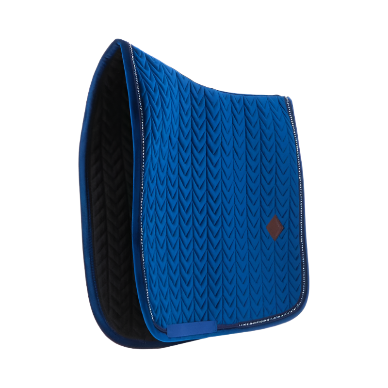 Kentucky Horsewear - Tapis de dressage Velvet Pearls marine | - Ohlala