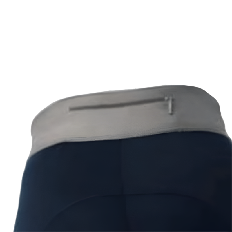 Equithème - Legging d'équitation Tea marine/ gris | - Ohlala