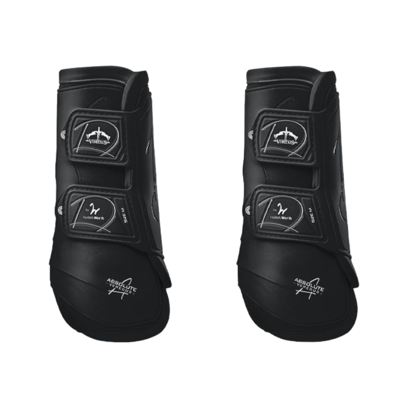 Veredus - Guêtres fermées antérieurs Absolute velcro noir x2 | - Ohlala