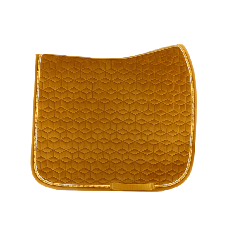 Kentucky Horsewear - Tapis de dressage Velvet Moutarde | - Ohlala
