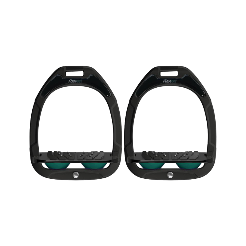 Flex On - Étriers GC Incliné Ultra Grip Noir / Noir / Vert Anglais | - Ohlala