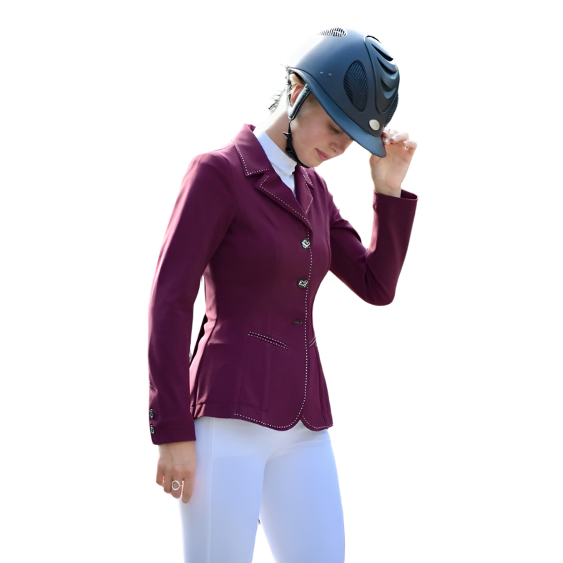 Pénélope - Veste de concours Paris prune | - Ohlala