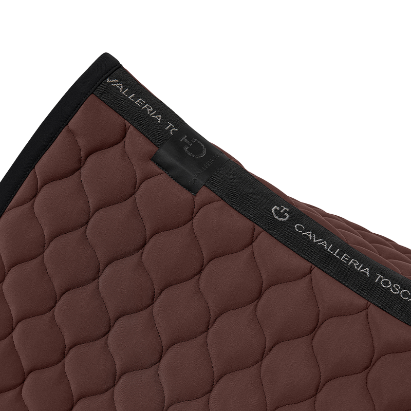 Cavalleria Toscana - Tapis de selle Circular Quilted Jersey marron | - Ohlala