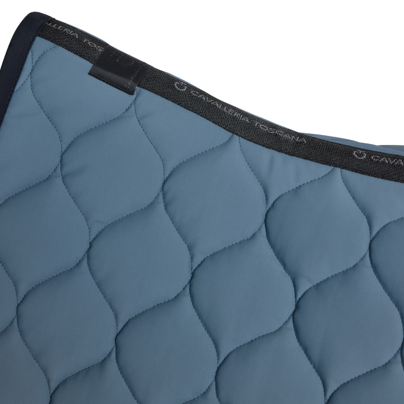 Cavalleria Toscana - Tapis de selle New Circular Quilted Jersey peacook green | - Ohlala