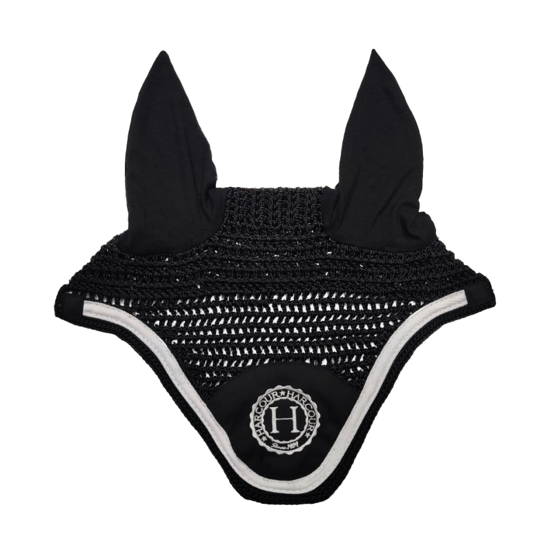 Harcour - Bonnet pour chevaux Fableau noir | - Ohlala