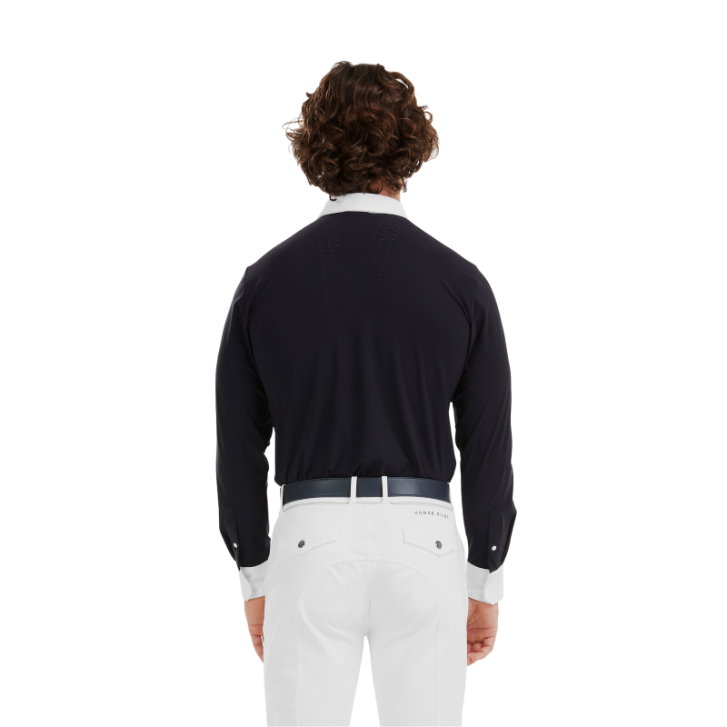 Horse Pilot - Chemise manches longues homme Aerolight dark night | - Ohlala