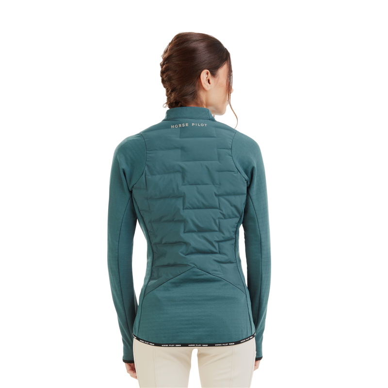 Horse Pilot - Veste femme manches longues Storm balsam green | - Ohlala