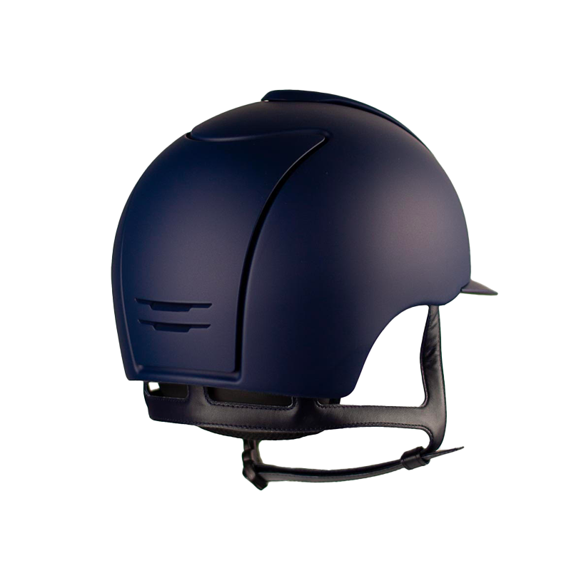 KEP - Casque d'équitation Cromo 2.0 Matt blue visiere standard | - Ohlala