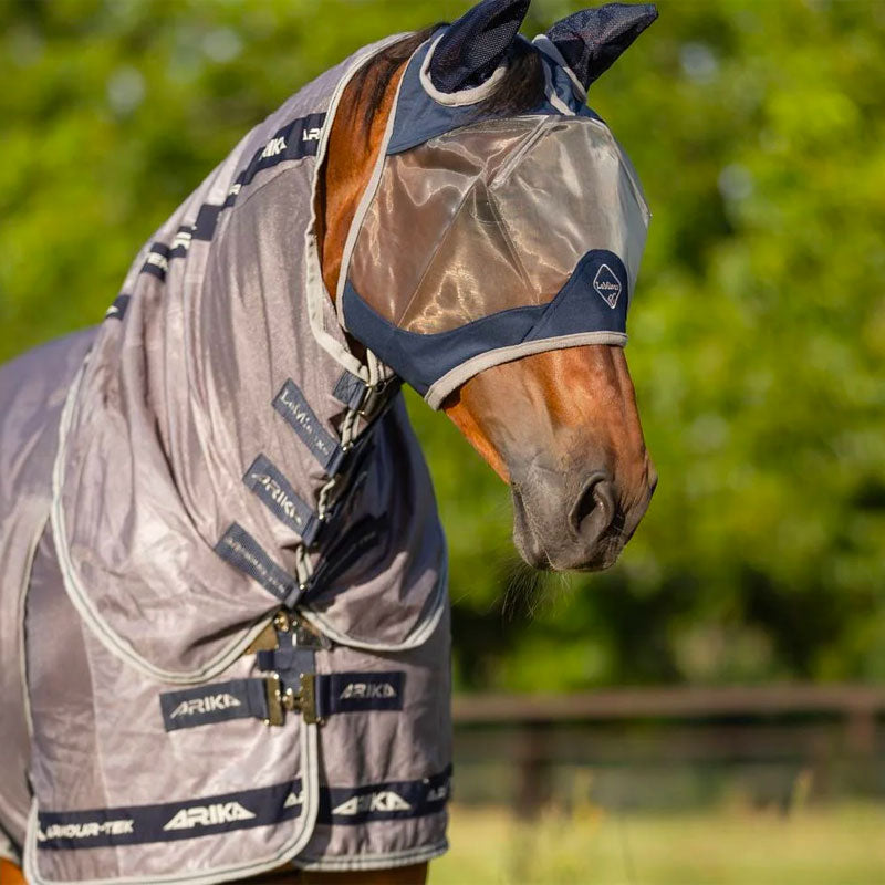 Lemieux - Masque anti-mouches avec oreilles ArmourShield Pro navy | - Ohlala