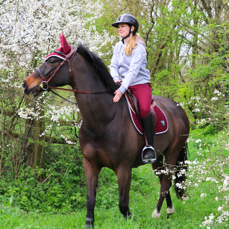 Flags & Cup - Pantalon d'équitation femme Cayenne bordeaux | - Ohlala