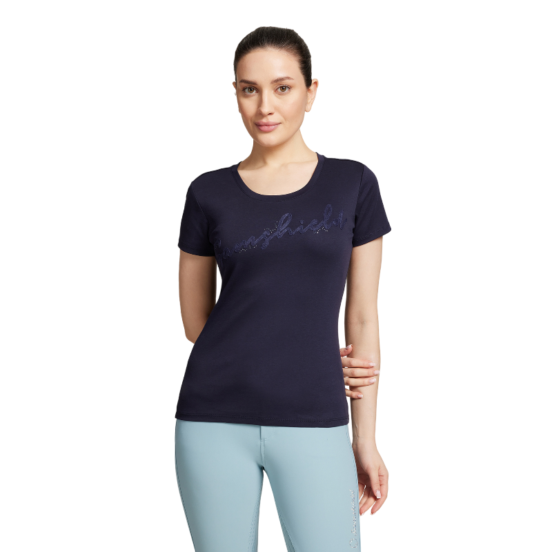 Samshield - T-shirt manches courtes femme Axelle marine | - Ohlala