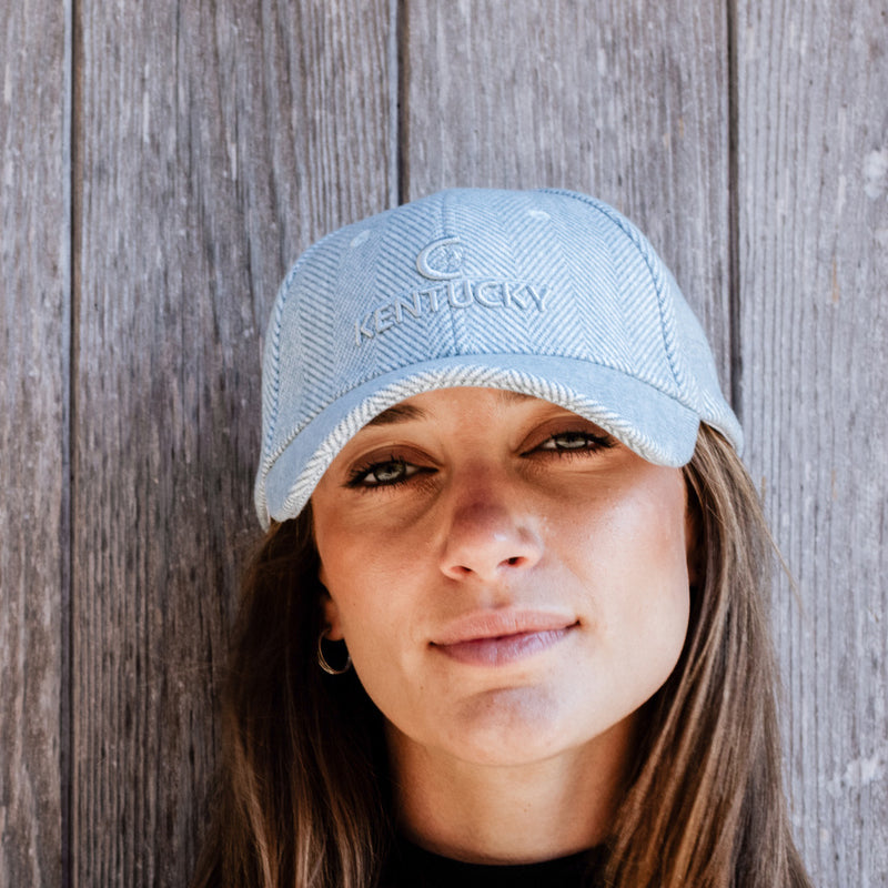 Kentucky Horsewear - Casquette Laine bleu clair | - Ohlala