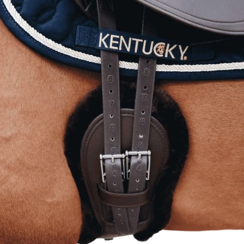 Kentucky Horsewear - Schwarzer kurzer anatomischer Sattelgurt