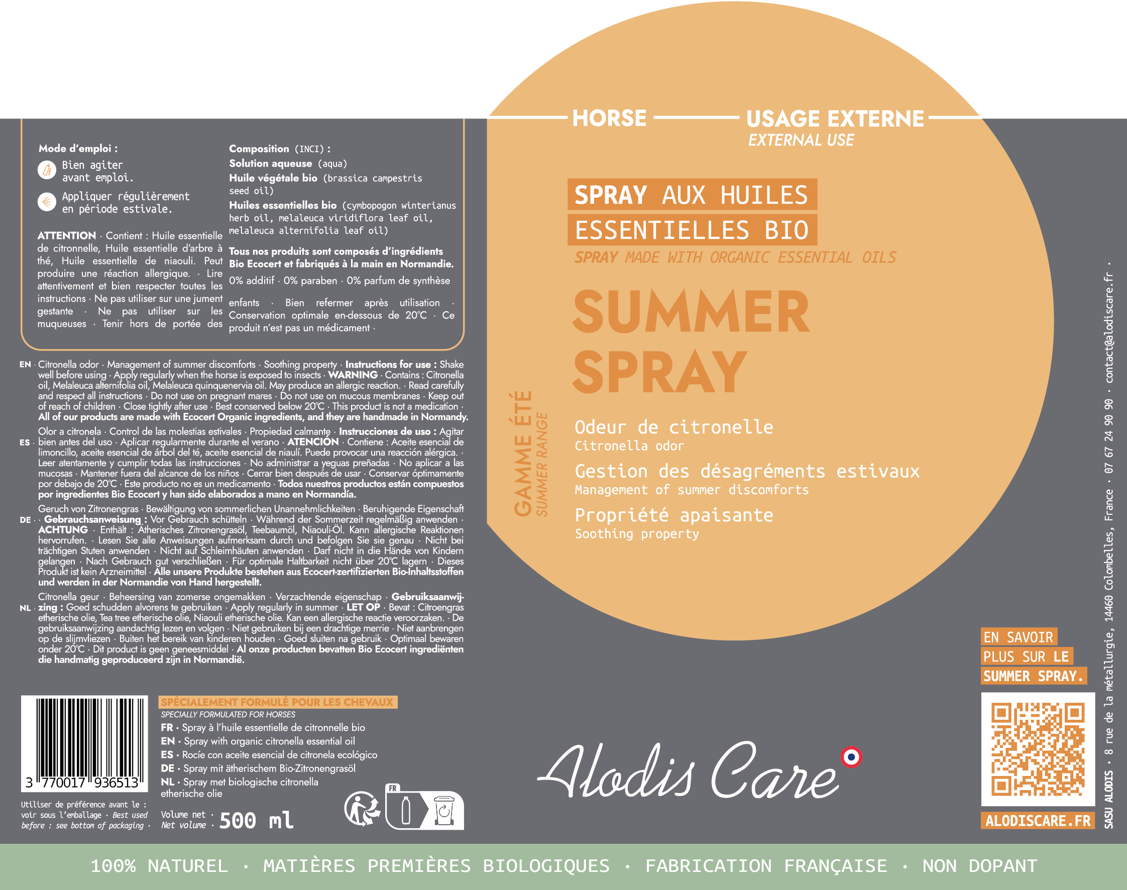 Alodis Care -Solmer-Spray-Anti-Insekten-Insekten