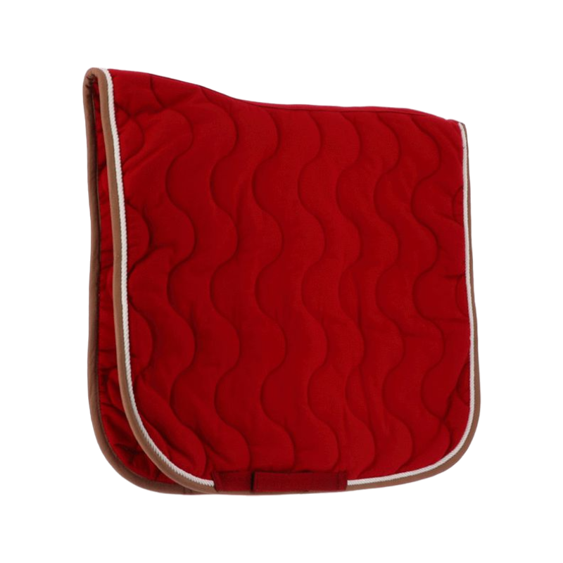 Equithème - Tapis de selle polyfun spécial dressage bordeaux