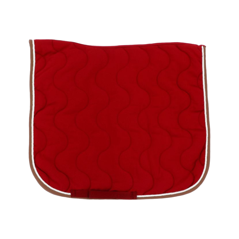 Equithème - Burgundy polyfun special dressage saddle pad