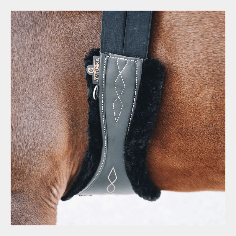 Kentucky Horsewear - Mouton amovible sangle anatomique noir | - Ohlala