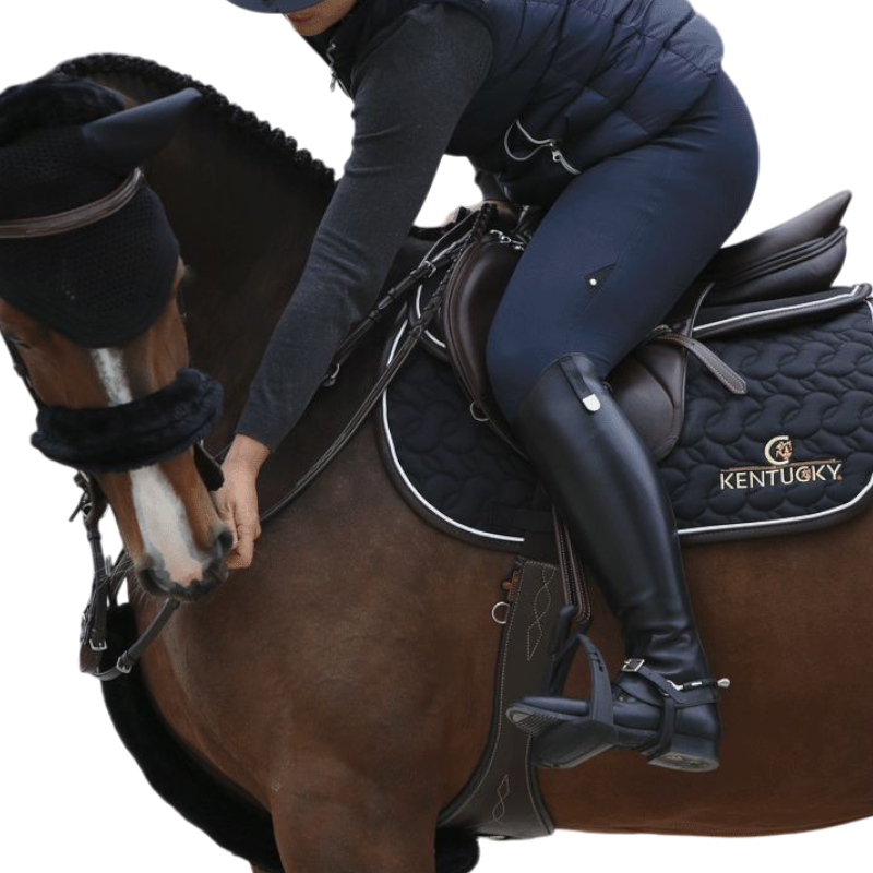 Kentucky Horsewear – Schwarze Jagdhalsbandscheide