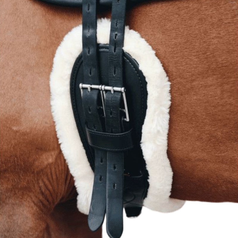 Kentucky Horsewear - Schwarzer kurzer anatomischer Sattelgurt