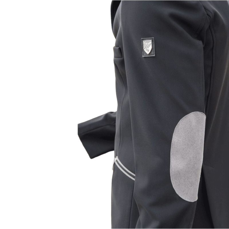 Equithème – Softshell-Wettkampfjacke für Herren, Schwarz