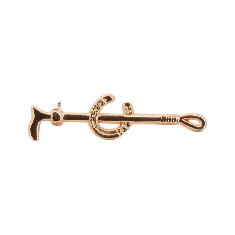 Equithème - gouden "ijzeren" tie pin