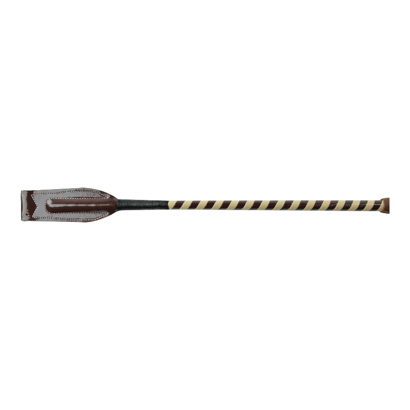 Whip&Go - Cravache Concours beige/ choco