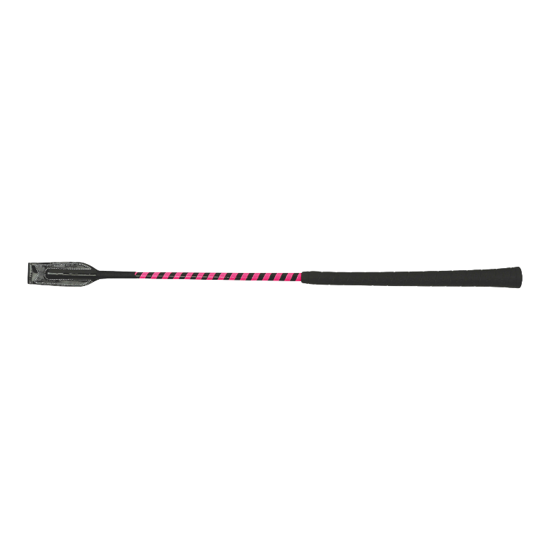 Whip&Go - Cravache Concours rose/ noir