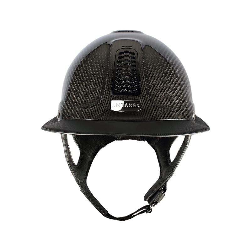 Antarès Sellier - Casque d'équitation Précision Carbone noir visière éclipse