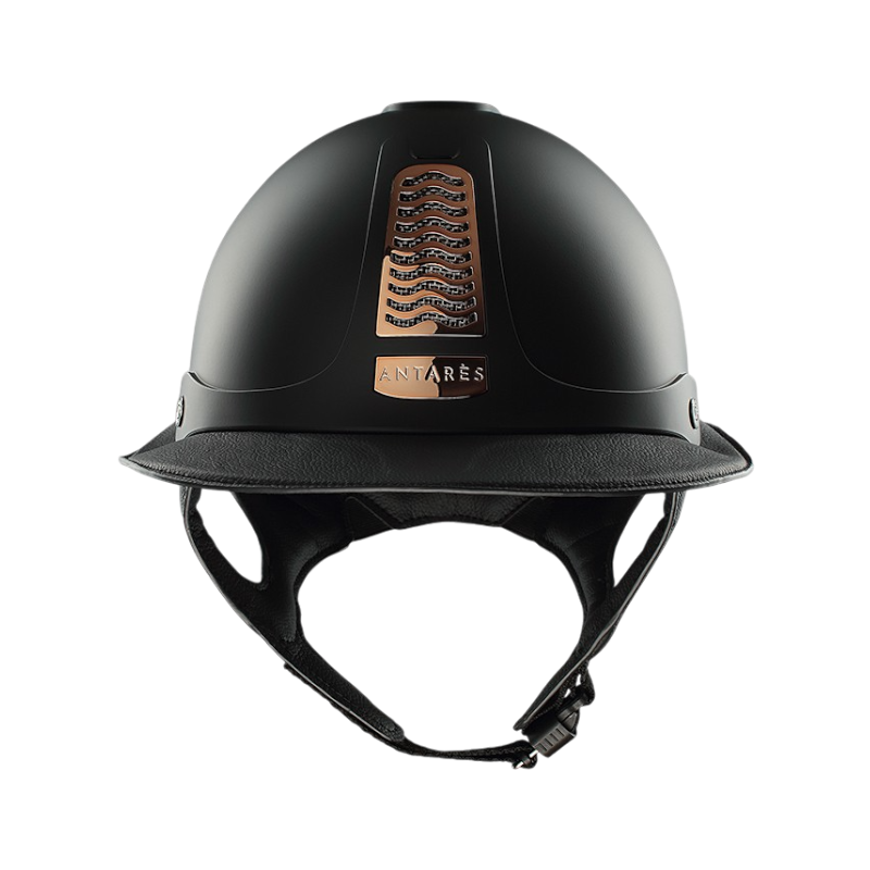 Antarès Sellier - Casque d'équitation Précision Galaxy visière éclipse cuivre