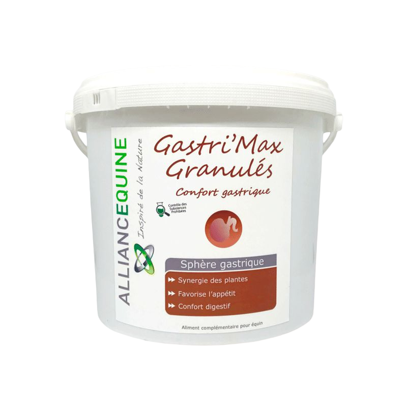 Alliance Equine - Complément confort de l'estomac Gastri'Max granulés 3 kg | - Ohlala