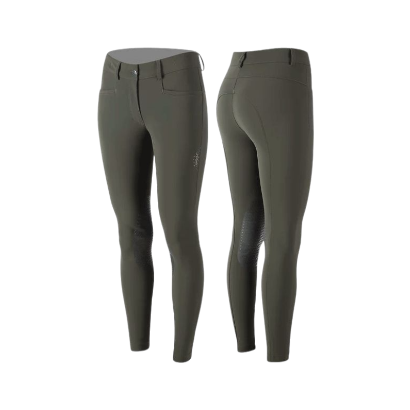 Animo Italia - Pantalon d'équitation femme Nule kaki