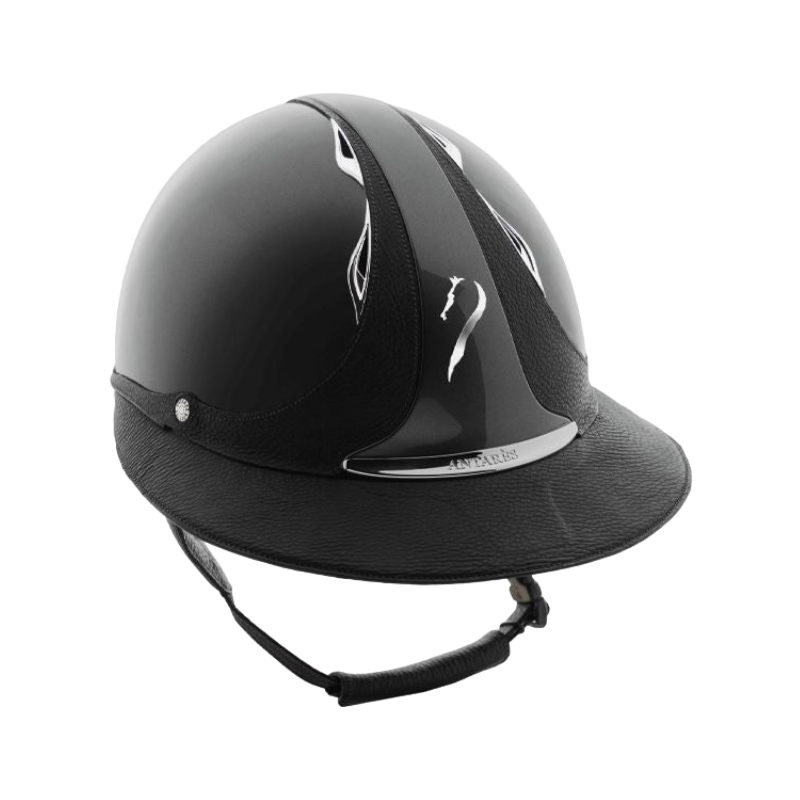 Antarès Sellier - Casque premium vernis gris visière eclipse