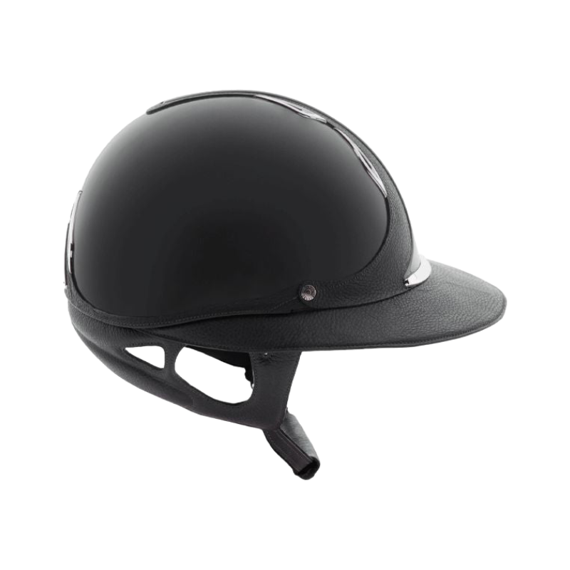Antarès Sellier - Casque premium vernis gris visière eclipse