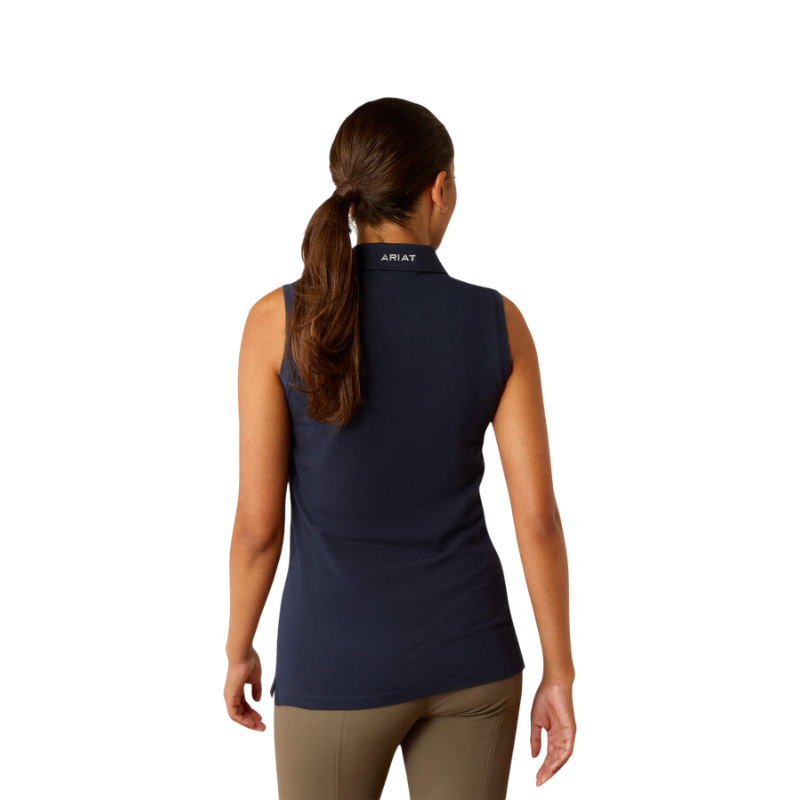 Ariat - Women's sleeveless polo Price 3.0 navy 