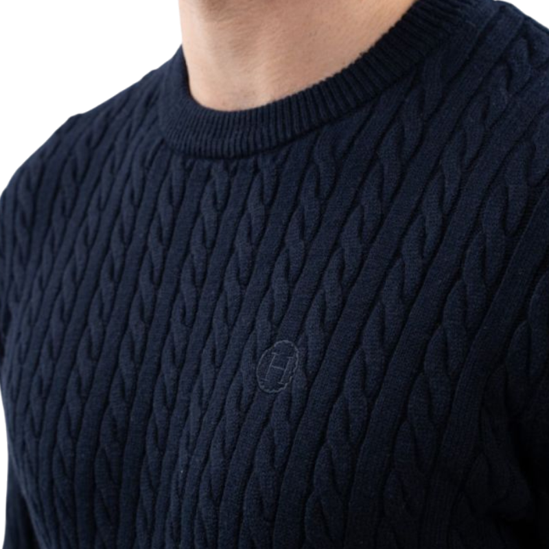 Harcour - Pull manches longues homme Arthur marine