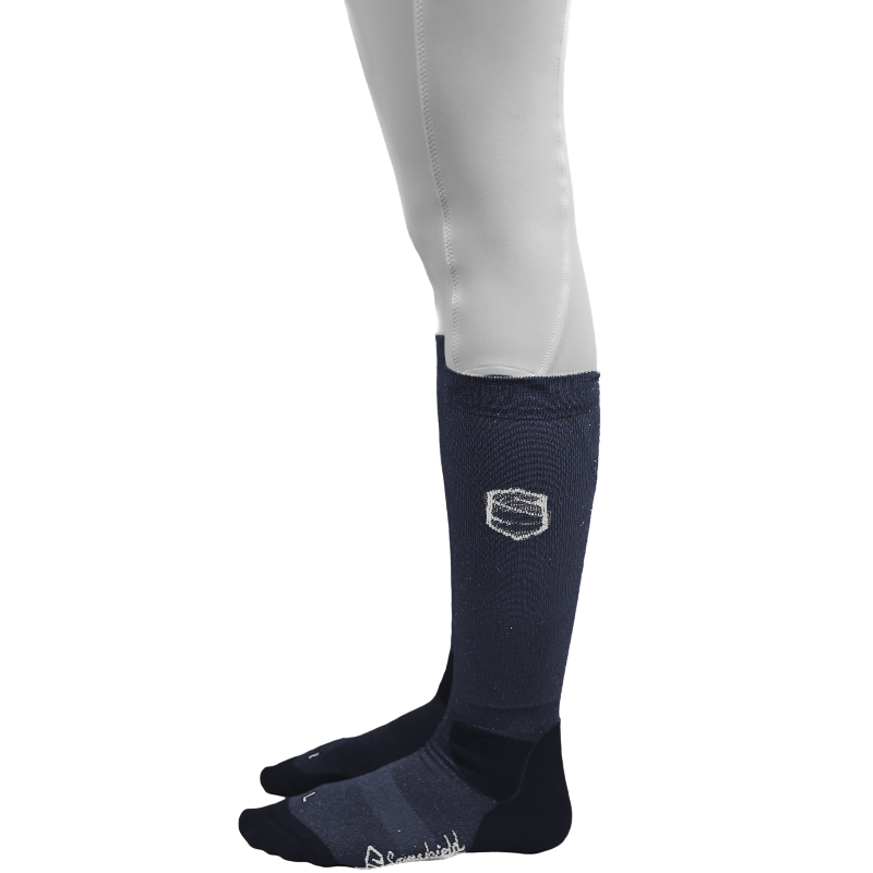 Samshield - Unisex equestrian socks Balzane Glitter navy 