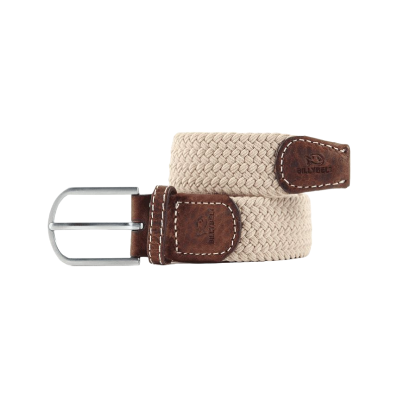 Billybelt - Ceinture tressée élastique Beige sable | - Ohlala