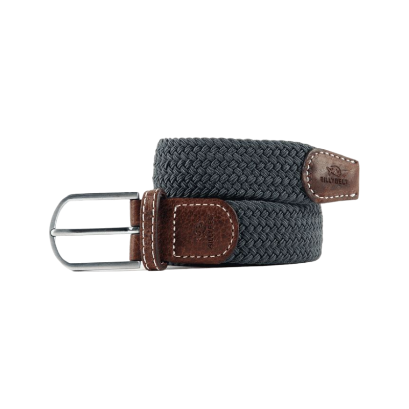 Billybelt - Ceinture tressée élastique Gris flanelle | - Ohlala