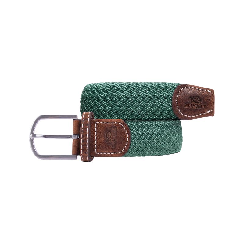 Billybelt - Ceinture tressée Green Pine