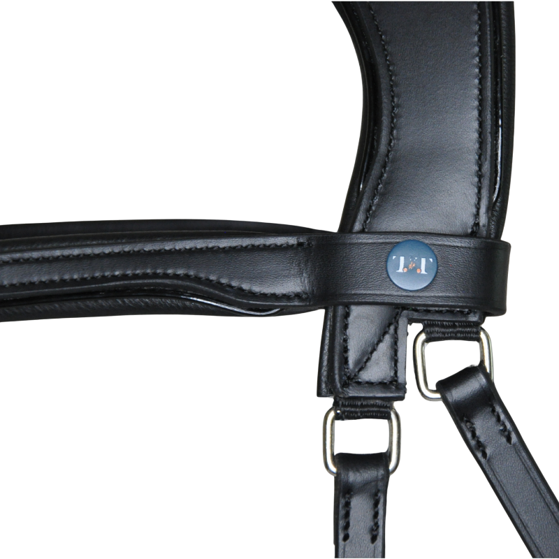 TdeT - Essentiële Comfort Hoofdstel zonder neusriem zwart 