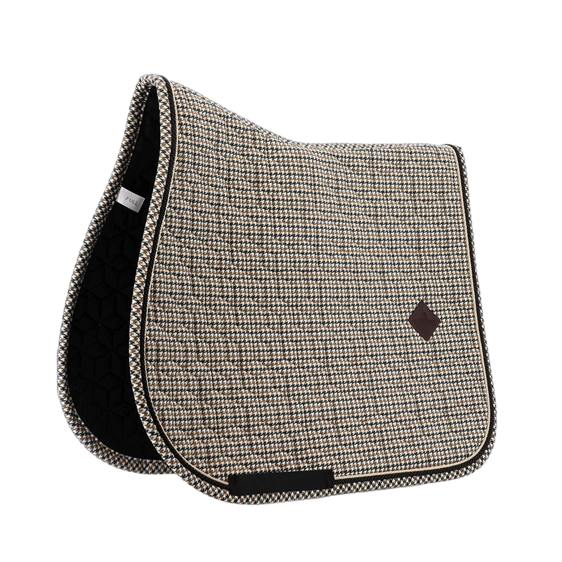 Kentucky Horsewear - Tapis de selle Pied de Poule brun | - Ohlala