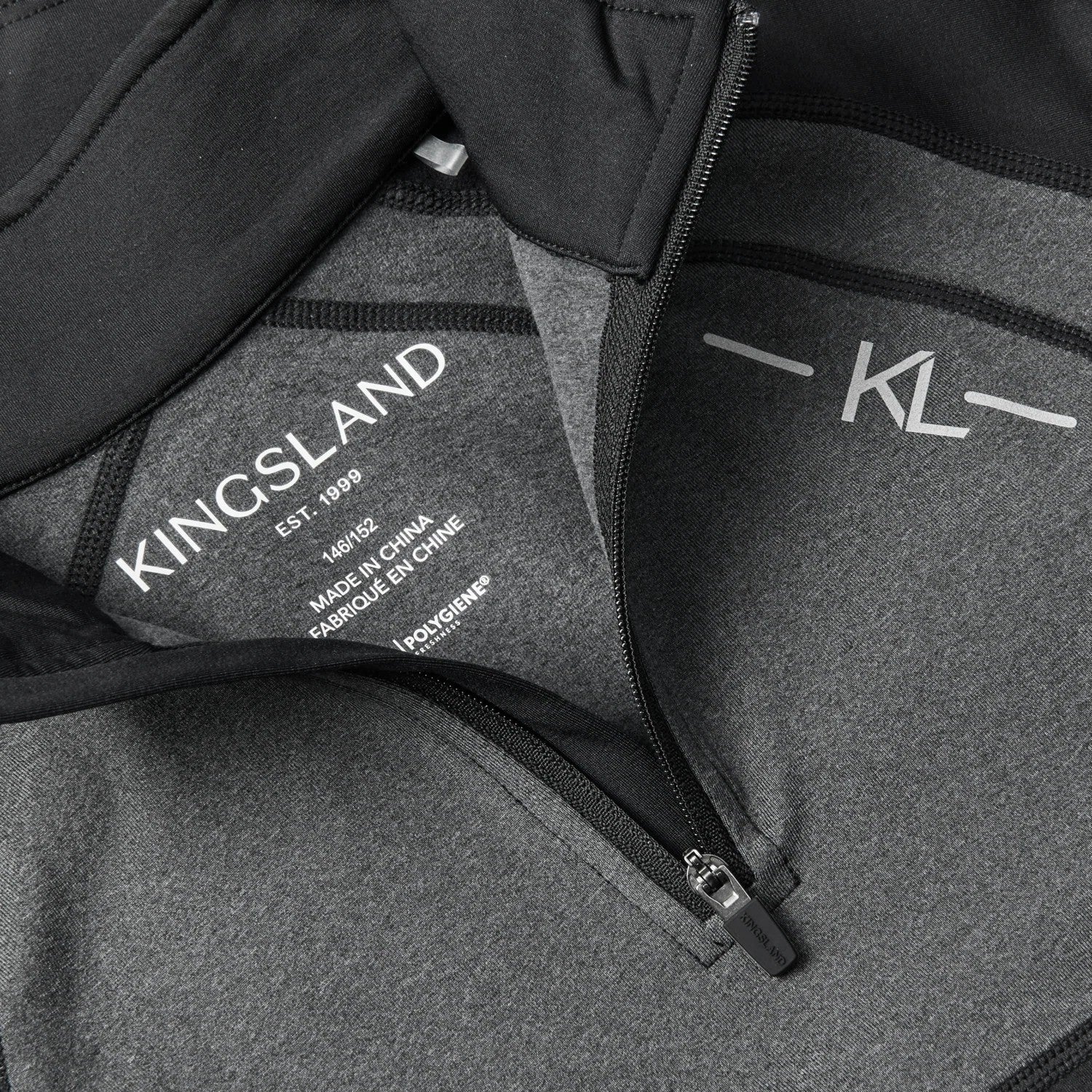 Kingsland - Baselayer lange mouwen kind KLValli zwart 