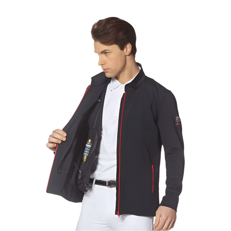 Privilège Equitation – Airsafe-Softshelljacke mit langen Ärmeln für Herren