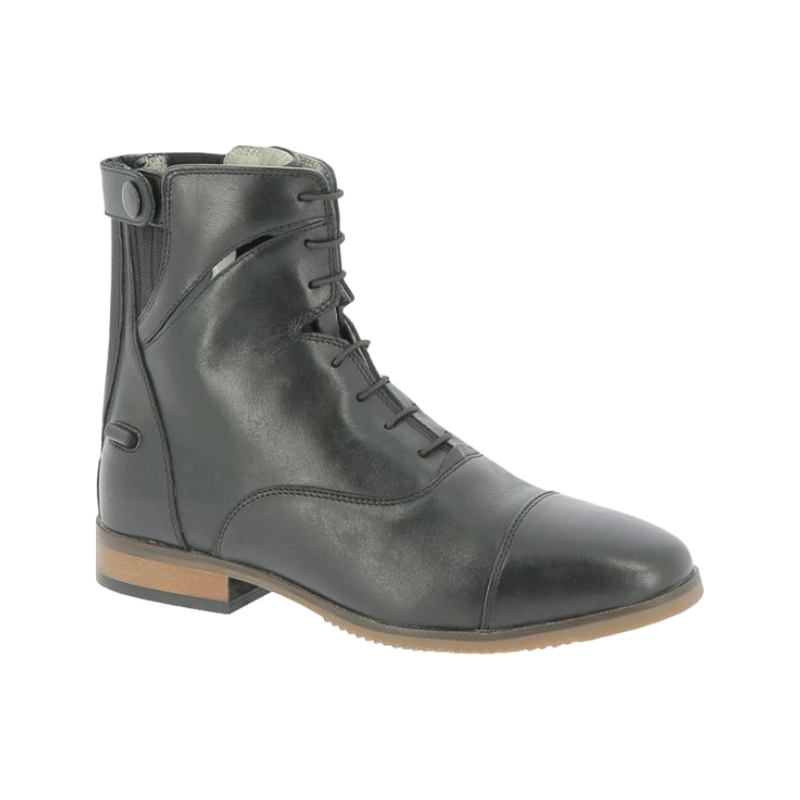 Equithème - Boots d'équitation Wavy lacet/ zip noir | - Ohlala