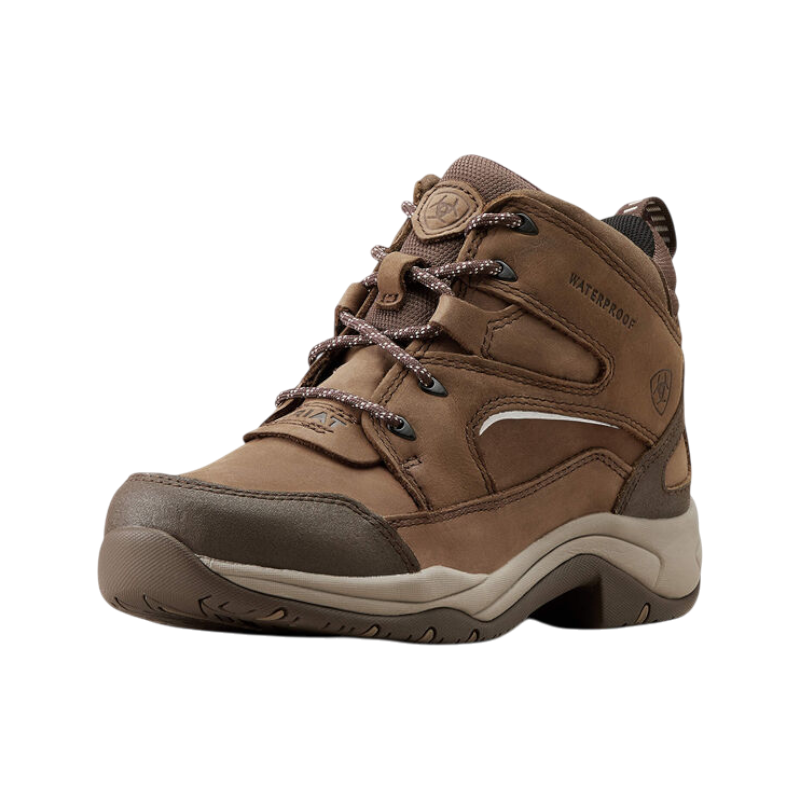 Ariat - Boots à lacets imperméables femme Telluride II palm brown