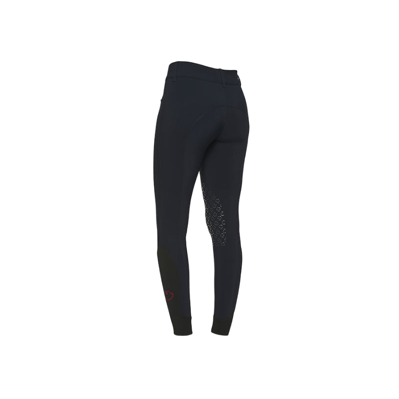 Cavalleria Toscana - Pantalon d'équitation femme taille haute Grip System marine | - Ohlala